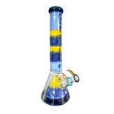 Cheech Glass 15" Frit Beaker in Beaker. (CHE-193)